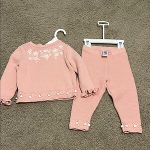 Cupcakes & Cashmere Blush Knit Baby Apparel
